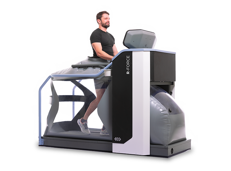 R-Force Mechanismus – Gewichtsentlastung und Gehtraining